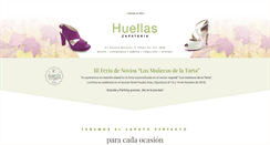 Desktop Screenshot of huellaszapateria.com